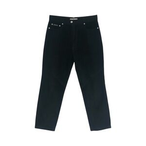 Escalade Paris Vintage‎ Black Suede Front High Waisted Pants Women’s Medium